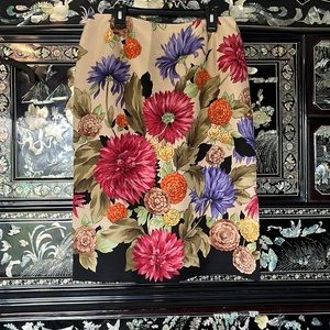 Talbots silk/wool skirt